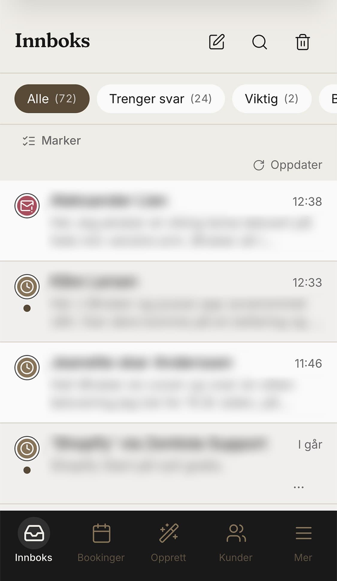 LunaCatch – innboks