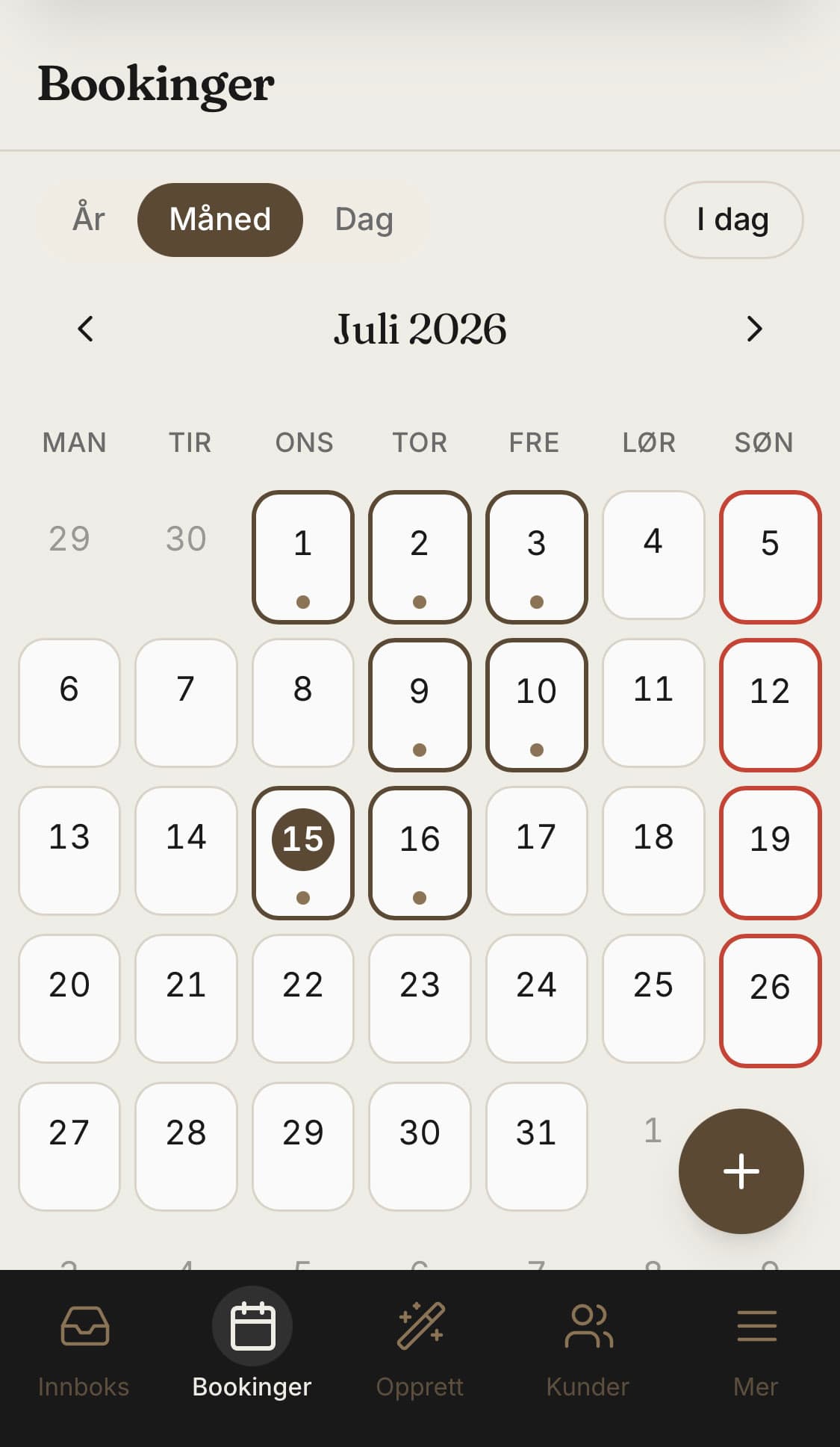 LunaCatch – kalender
